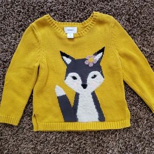 Old Navy Girls' Fox Sweater